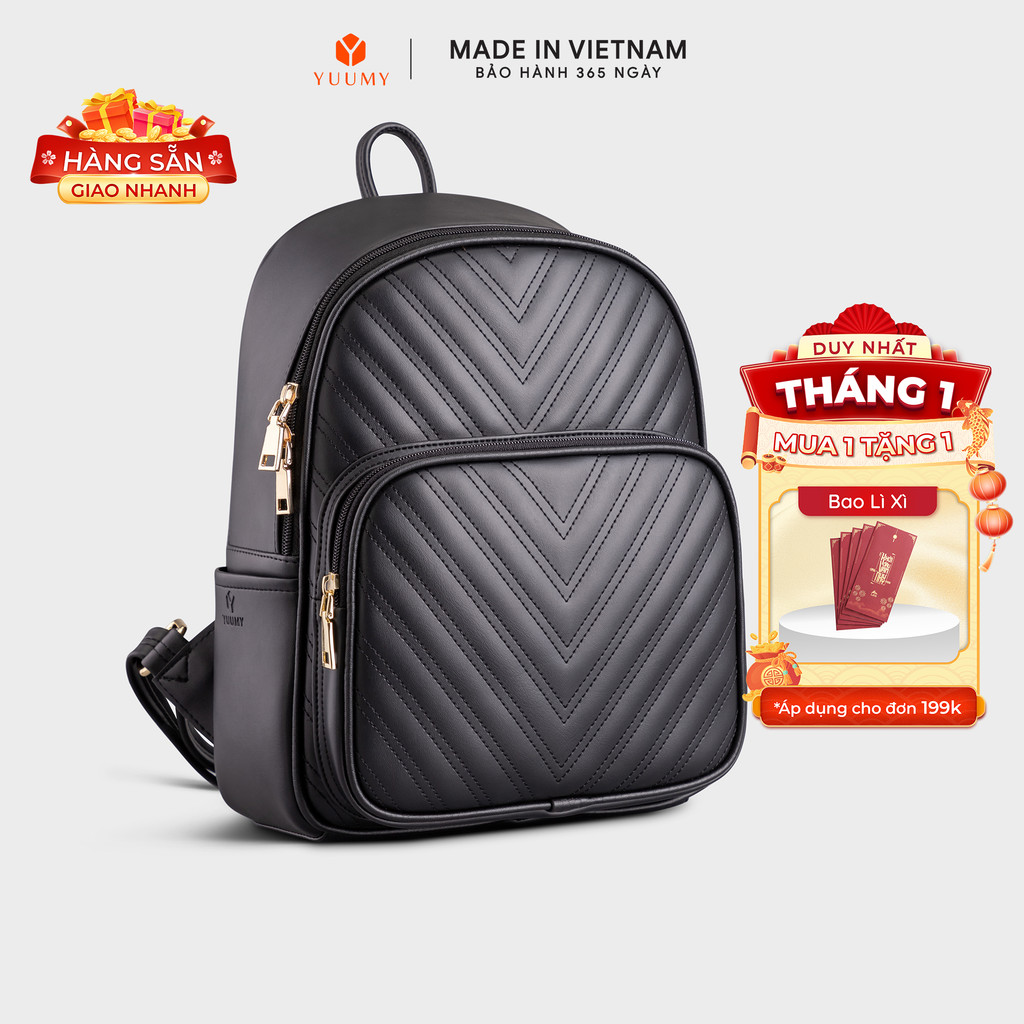 Balo Yuumy (Thời trang nữ tiện lợi cỡ trung - Balo da Liberal YBA58) Bagsmart