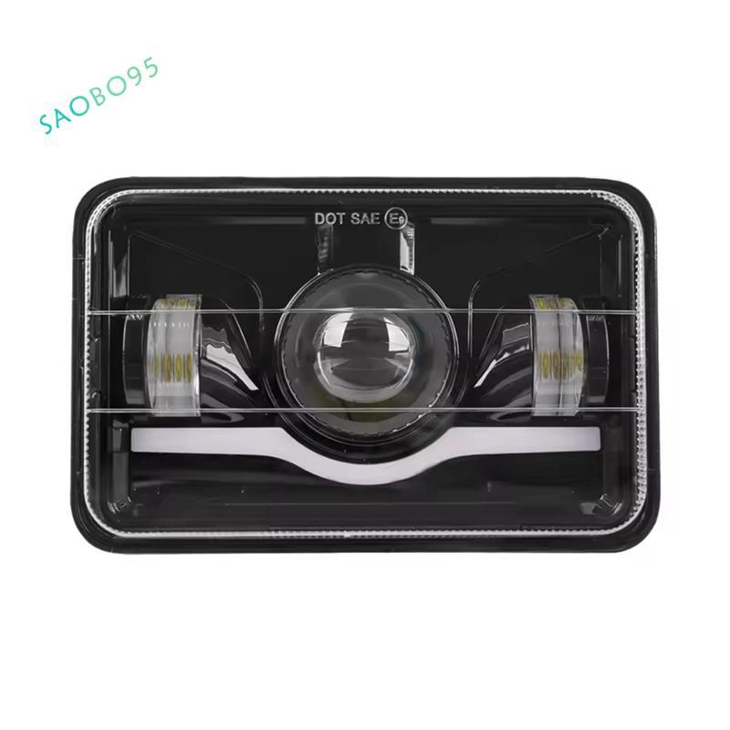 Đèn pha LED 4 "X6" Máy chiếu Ống kính hình cầu H4656 H4651 Đèn pha LED cho DRZ400S DRZ400SM DRZ250 D