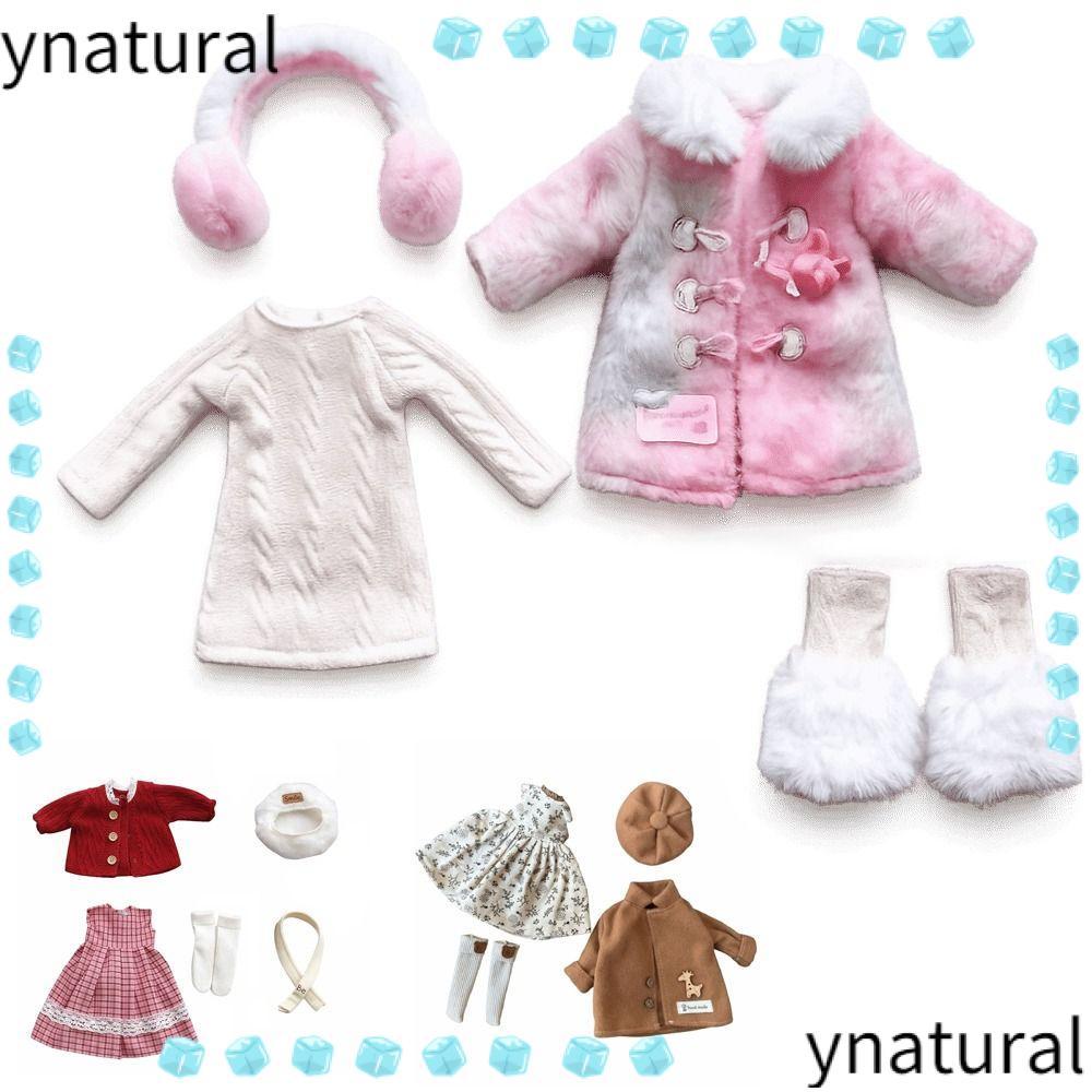 Quần áo búp bê YNATURAL 30cm, Bộ trang phục búp bê BJD đa phong cách DIY, Váy búp bê hoạt hình Mini 