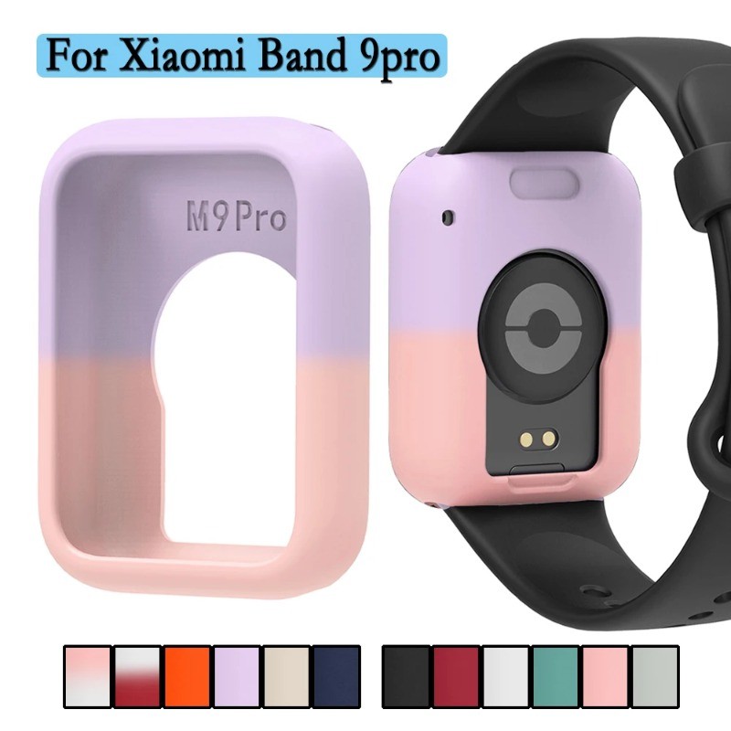 Ốp Bảo Vệ Silicon Cho Xiaomi band 9 Pro TPU Mềm Chống Rơi Cho Xiaomi band9pro band9 Pro Đồng Hồ Thôn
