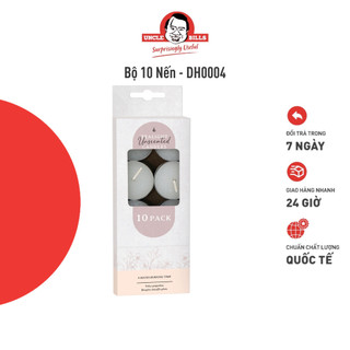 Bộ 10 nến tròn nhỏ uncle bills dh0004 23g