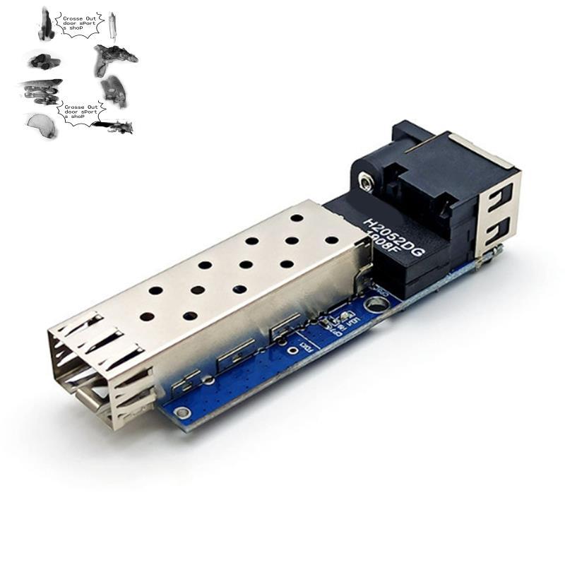 100 / 1000M Mini Fiber Media Converter Khe cắm Mô-đun thu phát SFP Gigabit PCBA Fiber Công tắc Ether