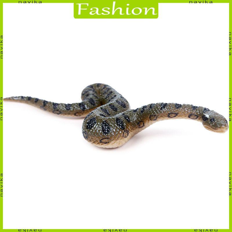 NA 5in Mô Phỏng Rắn Màu Xanh Đáng Sợ Anaconda Mô Hình Lừa Đồ Chơi Cá Tháng Tư Đạo Cụ Prank Gag Đồ Ch