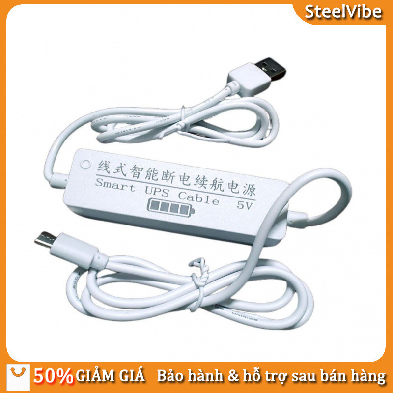 Thiết bị cấp điện khẩn cấp 5V-2A UPS, Bộ Lưu điện (UPS), Nguồn Dự Phòng, Cho Camera Wifi, Cầm tay / 