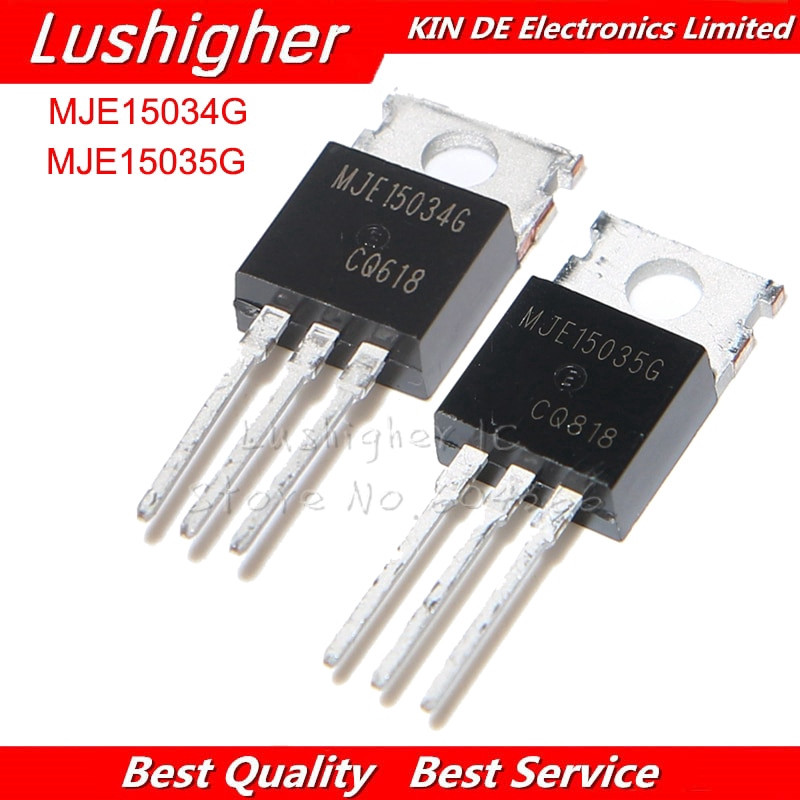 10 chiếc MJE15034G TO220 MJE15035G TO220 (5 CÁI MJE15034 + 5 CÁI MJE15035) Mới Chính Hãng TO-220