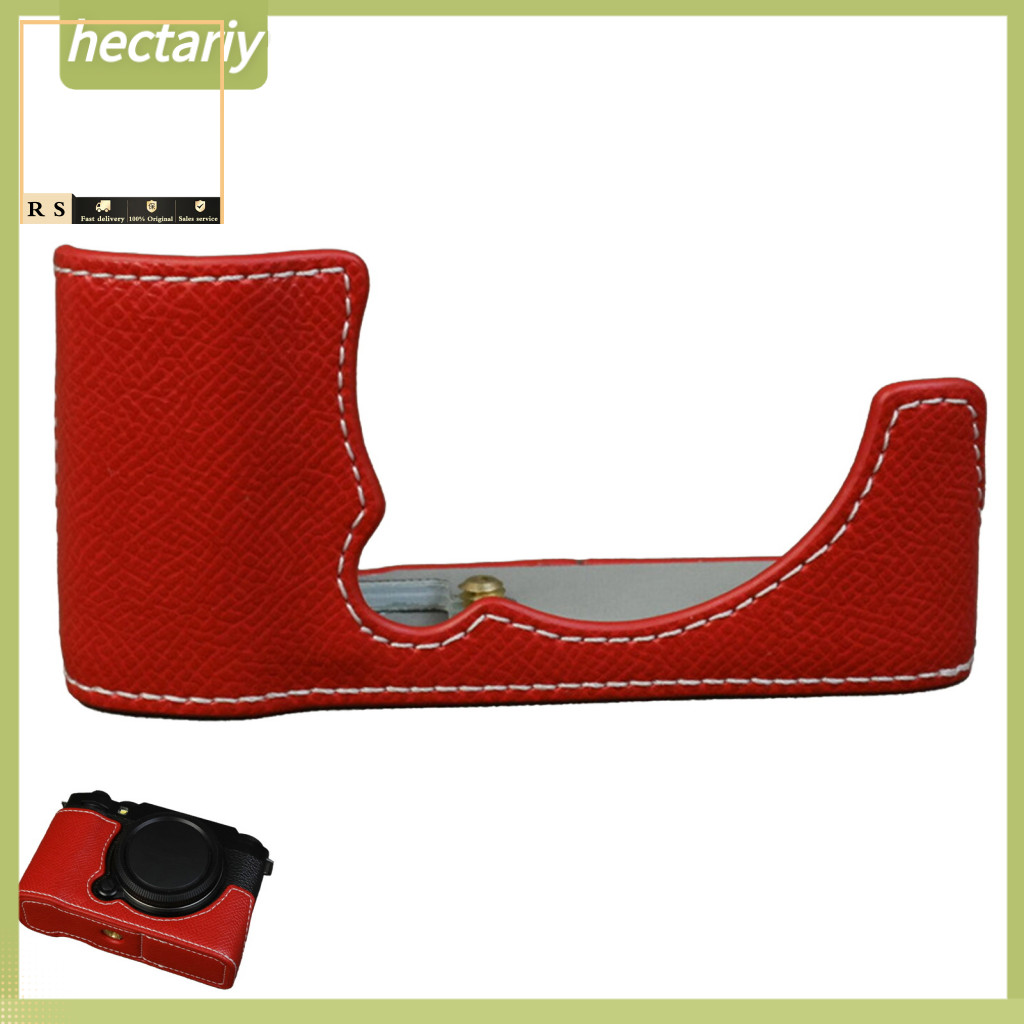 Thai| Ốp Lưng Camera Cho Fuji X-m5 Ốp Lưng Cho Fuji X-m5 Camera Fujifilm X-m5 Nửa Bao Da Thật Chính 