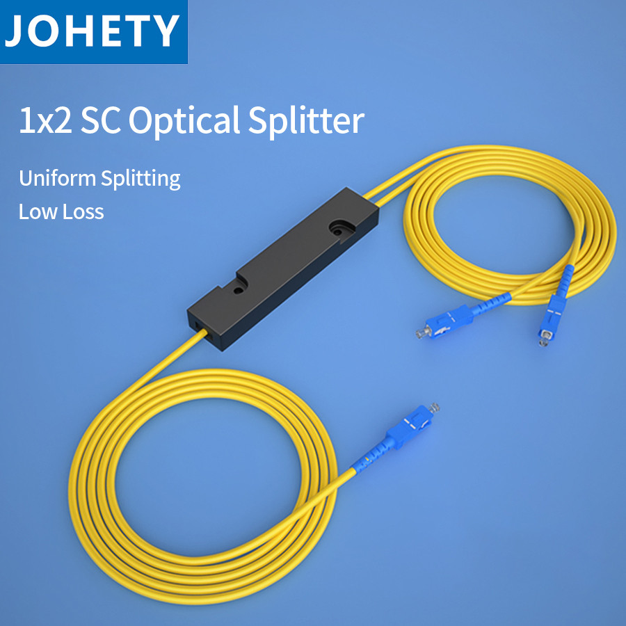 Bộ chia quang sợi đơn SC 1X2 FBT SC APC / SC UPC 1X2 Fbt