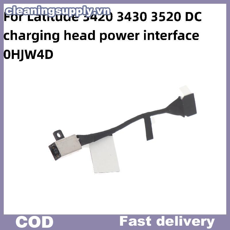 CLEIN 1 / 3 Cái Cho Dell Latitude 3420 3430 3520 Cáp DC Nguồn DC MỚI Cáp Ja Giao Diện Nguồn HJW4D 0H