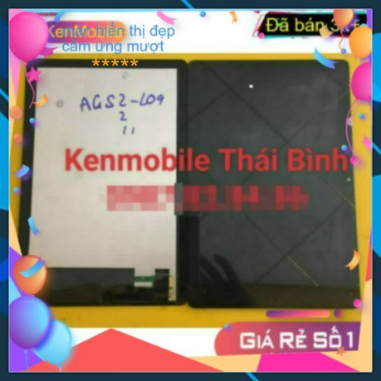 >< "test ok" Màn Hình Máy Tính Bảng HW MediaPad T5 (10.1inch) / AGS2-L09 / AGS2-W09 / AGS2-W19 / AGS