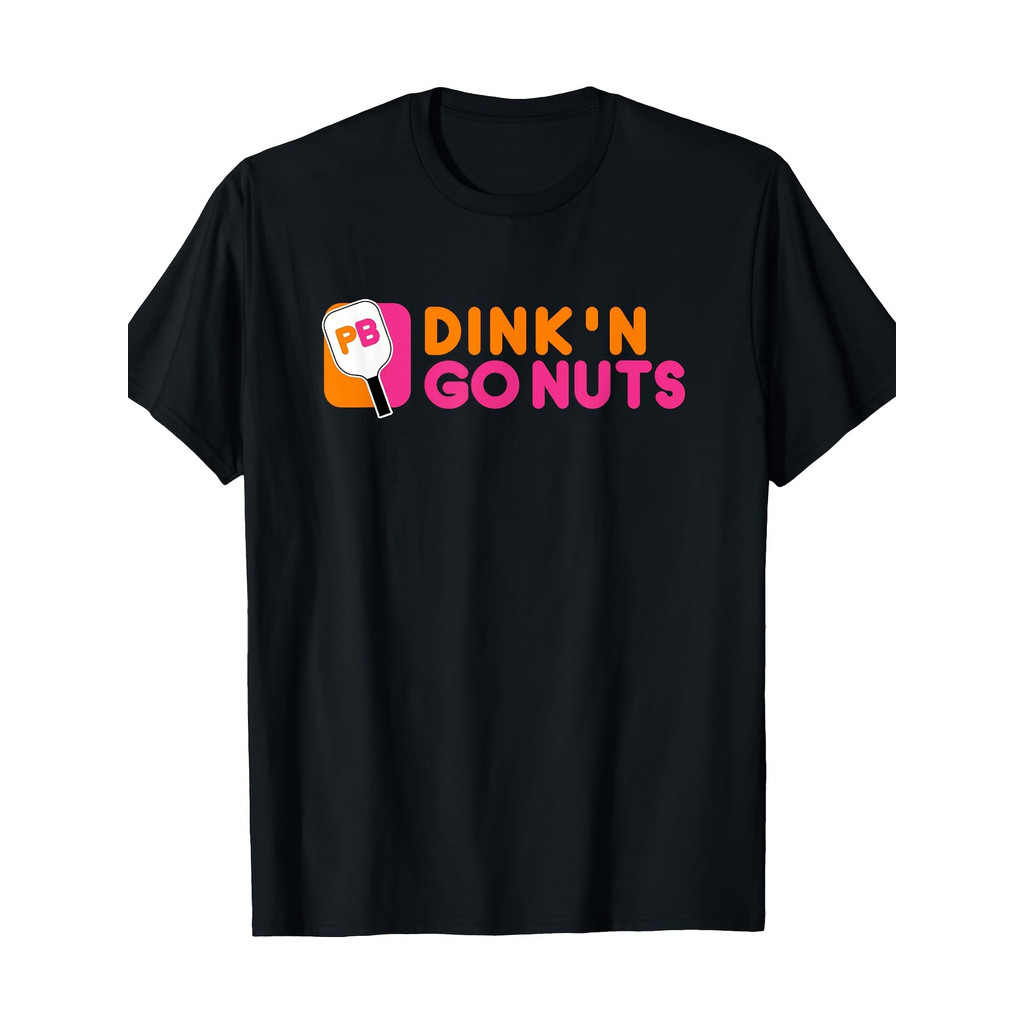 Áo thun nam ngắn tay họa tiết Pickleball Dink 'n Go Nuts