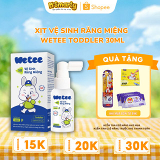 [WETEE - 1 TUỔI] Xịt Vệ Sinh Răng Miệng Cho Bé Từ 1 Tuổi 30 - 50ml, Hương Nho, Hỗ Trợ Ngăn Ngừa Mảng Bám, Chống Sâu Sún