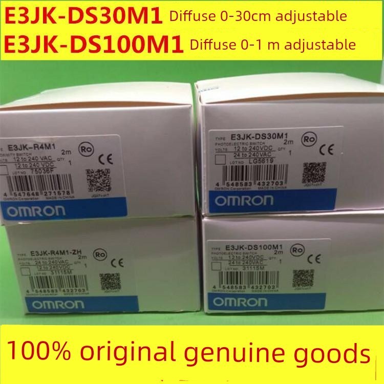 Công tắc quang điện Omron E3JK-DS30M1 DS30M2 E3JK-R4M1R4M2 Cảm biến