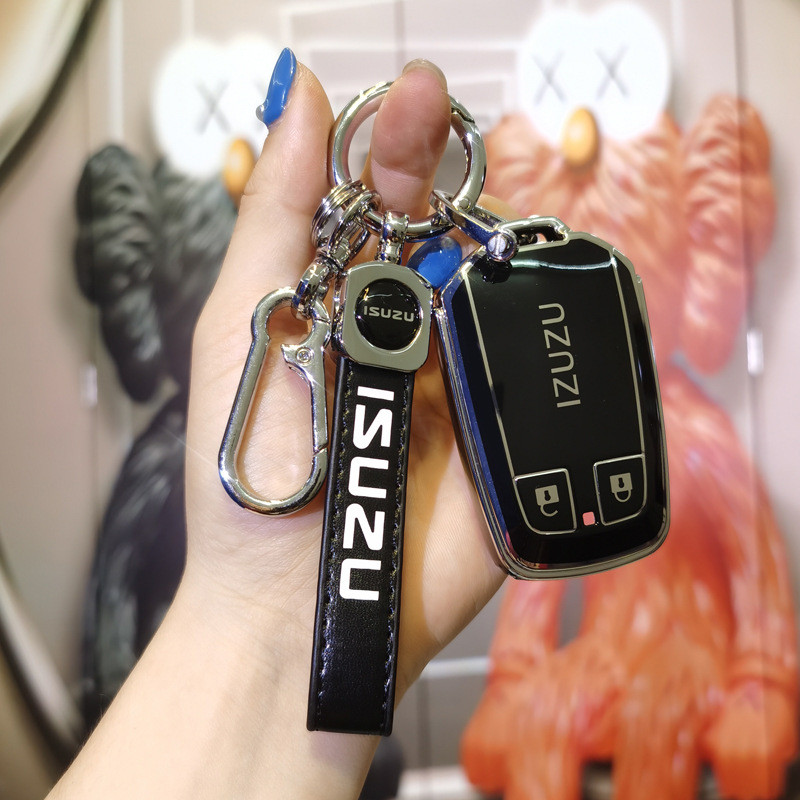 Thích hợp cho ISUZU Chìa Khóa ISUZU muX ISUZU D-MAX Xe Ô Tô Bao Gồm Tất Cả Vỏ Bảo Vệ Khóa Nam Nữ