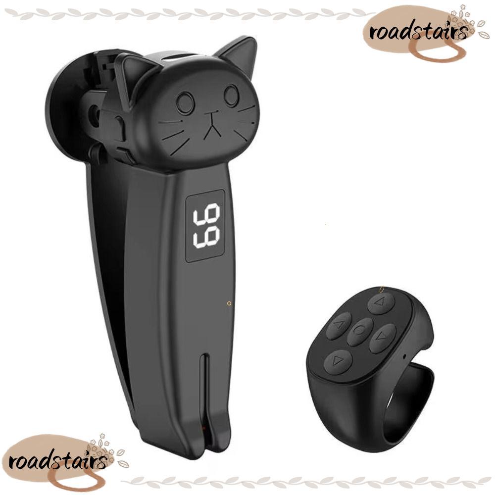 Roadstalis Electric Auto Page Turner, Thiết bị bấm ngón tay tương thích Bluetooth Mini, ABS Quick Cl