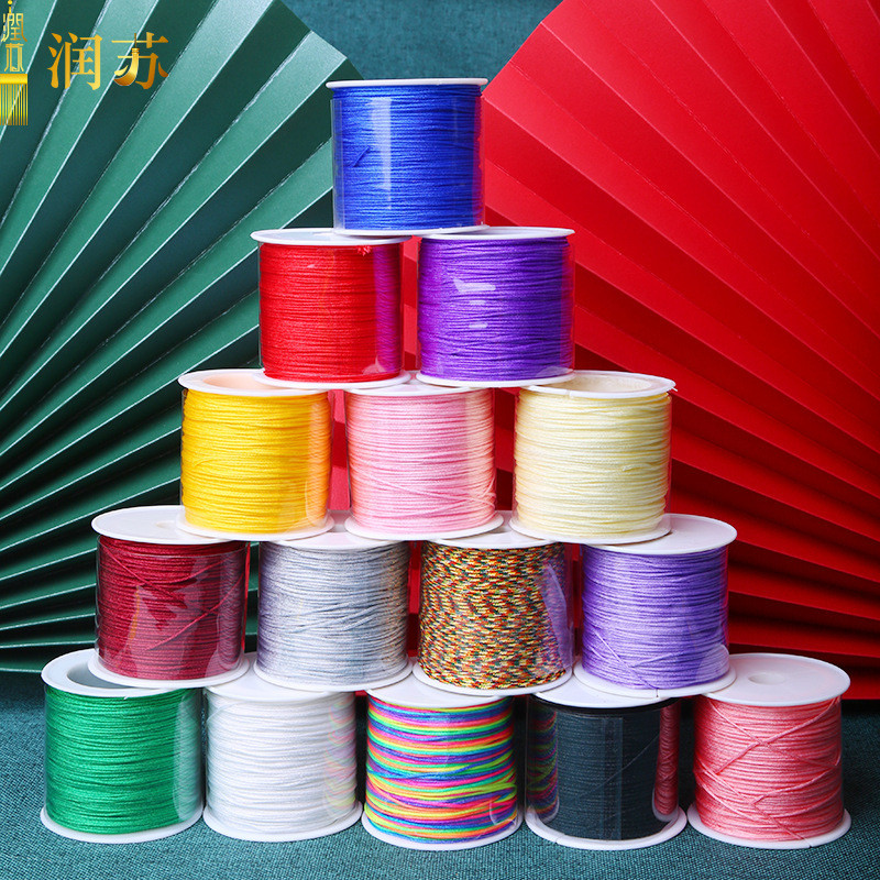 Cuộn nhỏ số 72 nylon ngọc dây thắt nút wir Cuộn nhỏ số 72 sợi ngọc nylon Dây thắt nút Trung Quốc Han