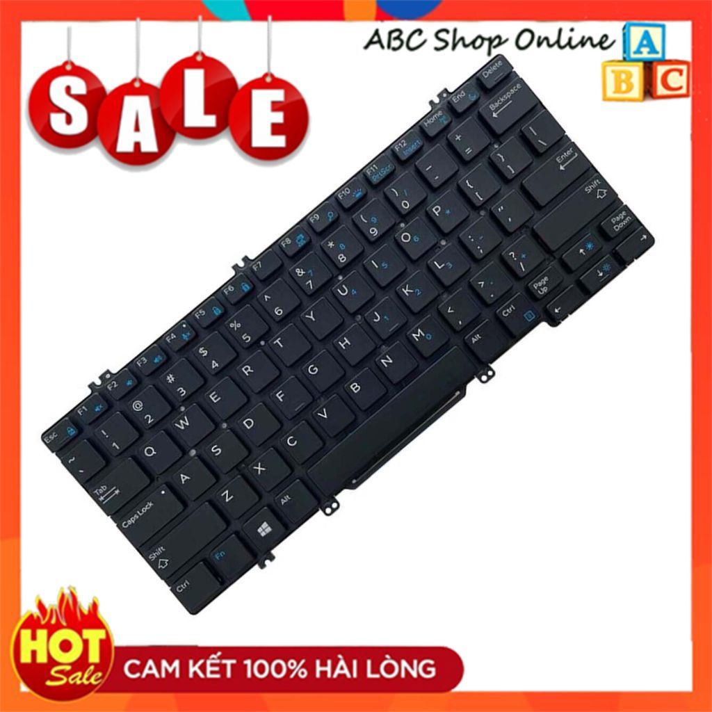 Bàn Phím Laptop Dell 7389 5280 5288 7280 7380 5289 5290 7290 7390 E5280 - Phím Layout Chuẩn US