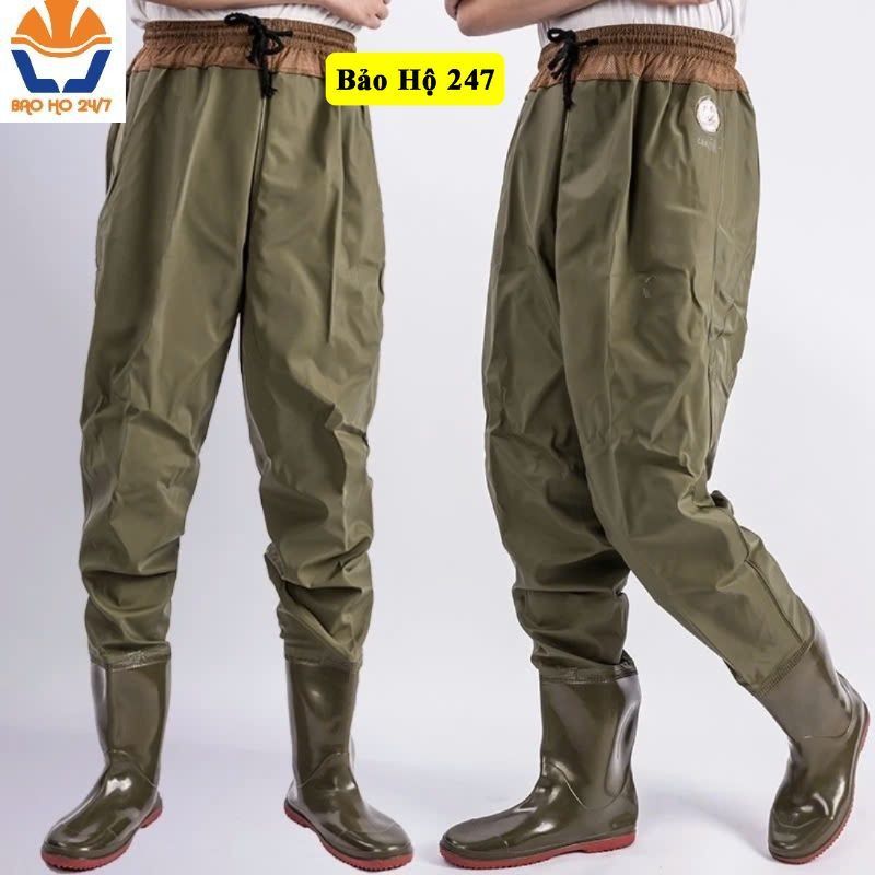 ( ĐẾ LIỀN KHỐI )Ủng Quần Cao Su 2 Lớp cấy VK ,cấy hoa san - Size 36-43 -Chống Nước, Lội Bùn, Làm Vườ