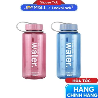 Bình nước nhựa thể thao LocknLock ABF610 1L, Hàng chính hãng, nắp đính kèm, nhựa tritan an toàn - JoyMall