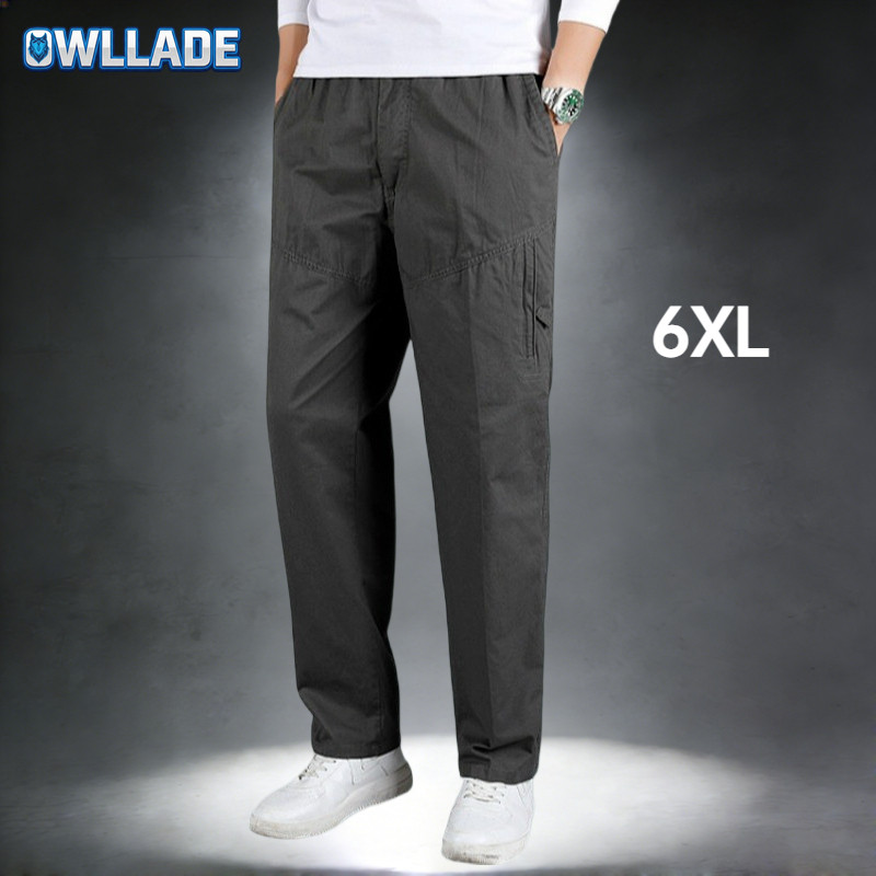 Quần chở hàng OWLLADE Nam màu xanh lá cây Plus Size FC999 2T