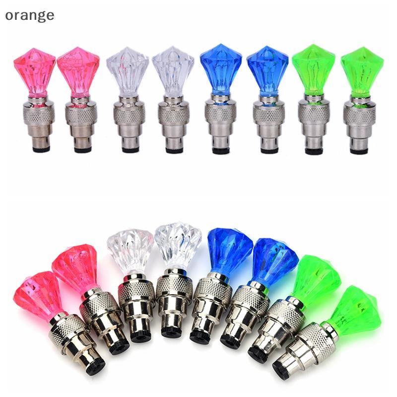 [cam] 2x LED Xe Máy Đi Xe Đạp Xe Đạp Bánh Xe Đạp Lốp Van Nhấp Nháy Đèn Ô Tô VN