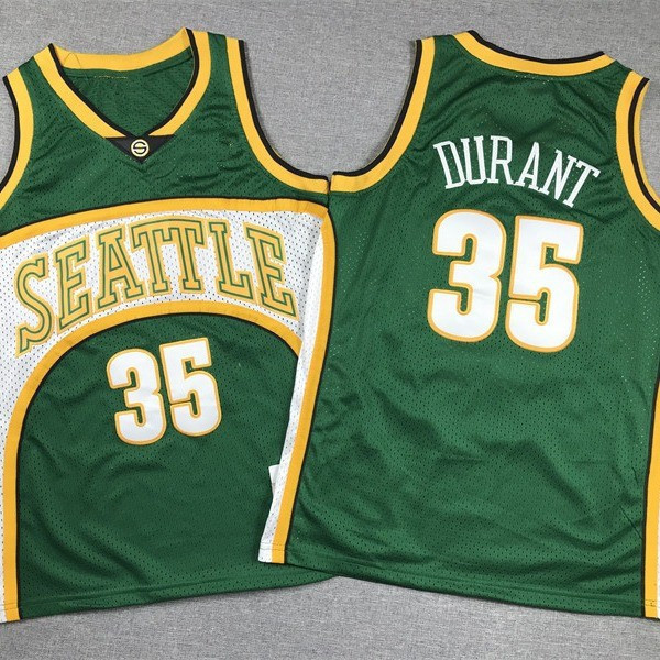 Oklahoma Thunder No. 1 Áo cổ em 35 Kevin Durant.