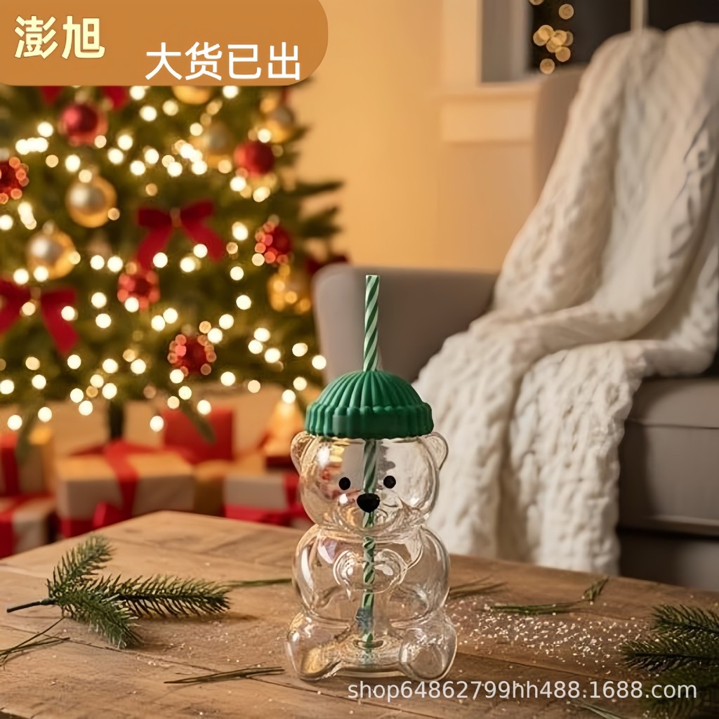 Cốc gấu thủy tinh phiên bản giới hạn Cốc gấu thủy tinh