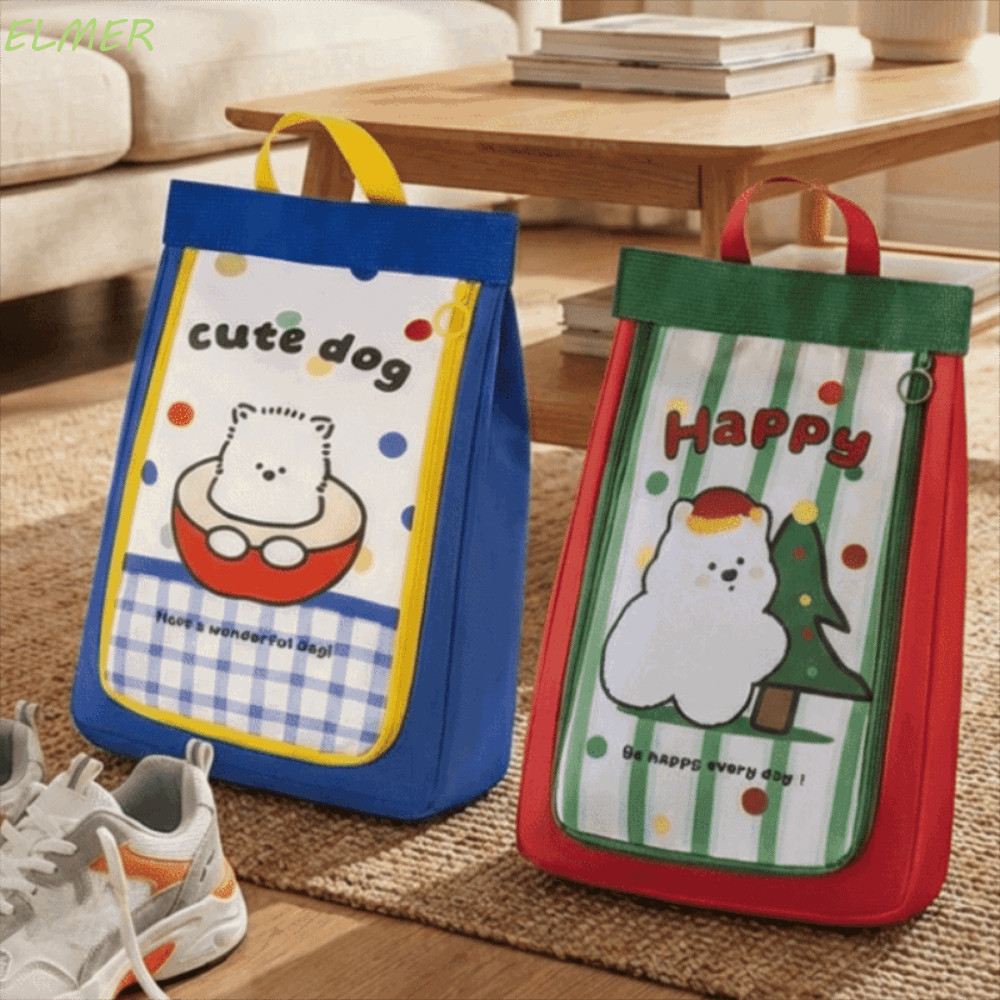 Túi đựng giày ELMER, Túi đựng giày hai lớp dung tích lớn dày, Dụng cụ sắp xếp giày cầm tay chống bụi