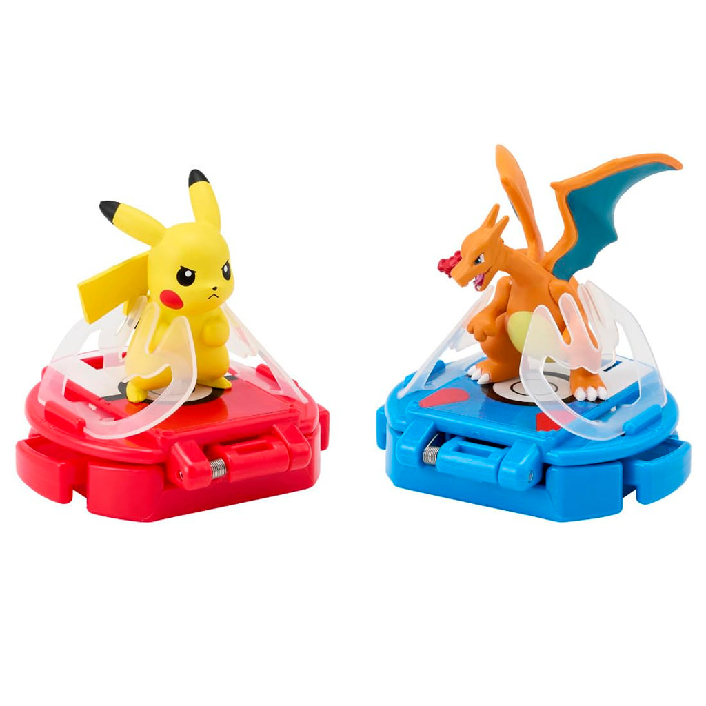Pocket Monster Moncolle Battle Ze Pikachu VS Lizardon