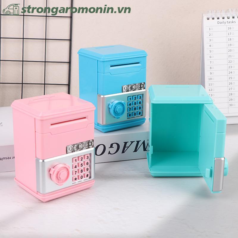 ST Kids Password Piggy Bank - Hộp đựng tiền xu ATM Mini cho đồ chơi sinh nhật trẻ em ST
