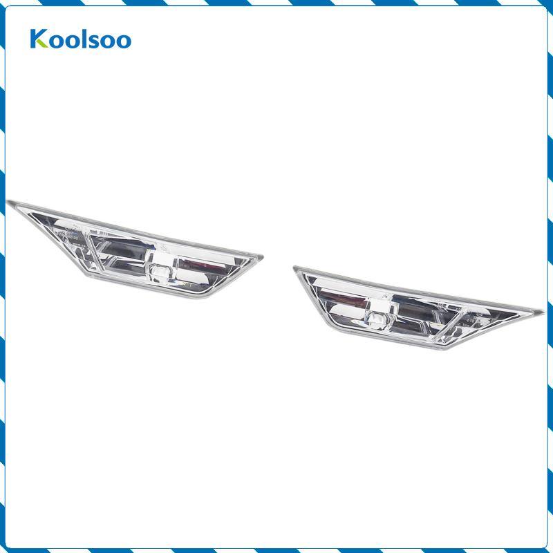 2 Chiếc Đèn Đánh Dấu Bên Xe Phía Trước 34300-Tet-H01 34350-Tet-H01 Đèn Đánh Dấu Ống Kính