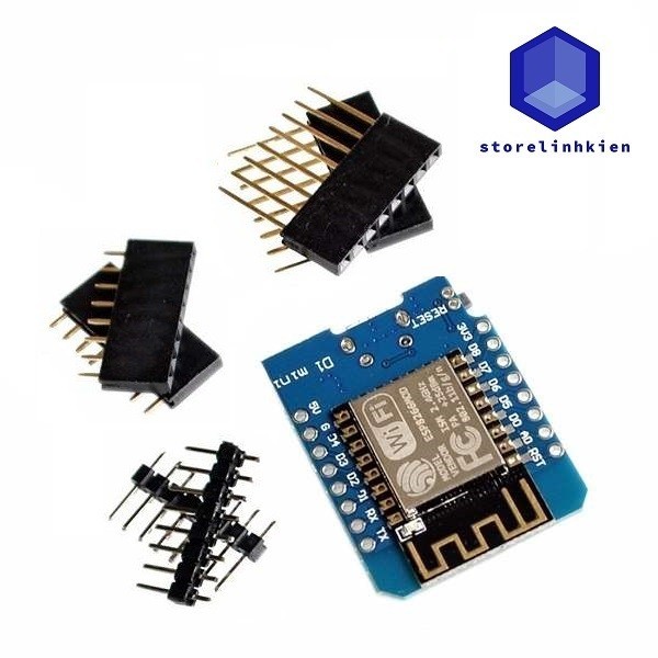 Kit thu phát Wifi esp8266 D1 mini NodeMCU Lua (Mạch chưa nạp code)