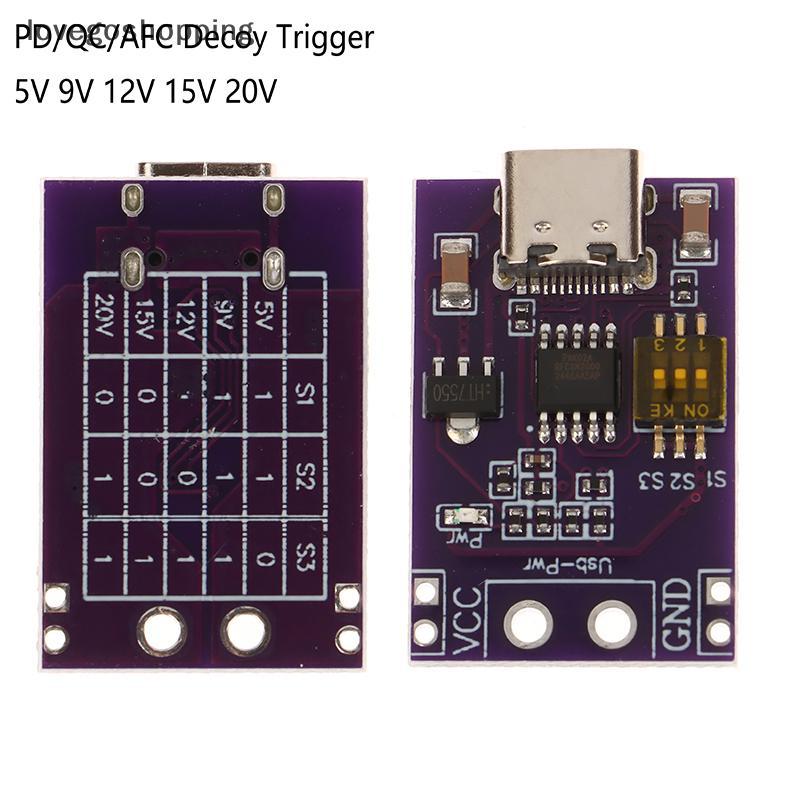 [LGO] 1 Cái PD / QC / AFC Sạc Nhanh Decoy Trigger Hỗ Trợ 5V 9V 12V 15V 20V Đầu Ra Điện Áp Cố Định Ty