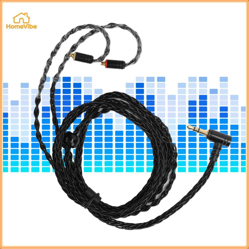 HomeVibe Dây tai nghe Cắm và Chạy Cáp đồng không chứa oxy Độ phân giải cao cho Shure SE215 SE535 SE8