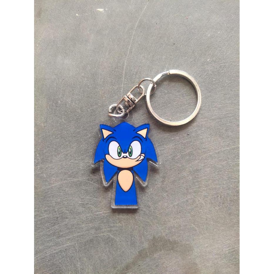 Gantungan Kunci Sprunki Gantungan Kunci Navy Blue Sonic Sprunki High Quality Premium Akrilik Ganci N