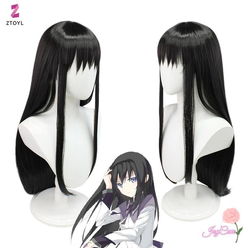 Tóc giả cosplay dài cho nhân vật Homura Akemi của anime Puella Magi Madoka Magica