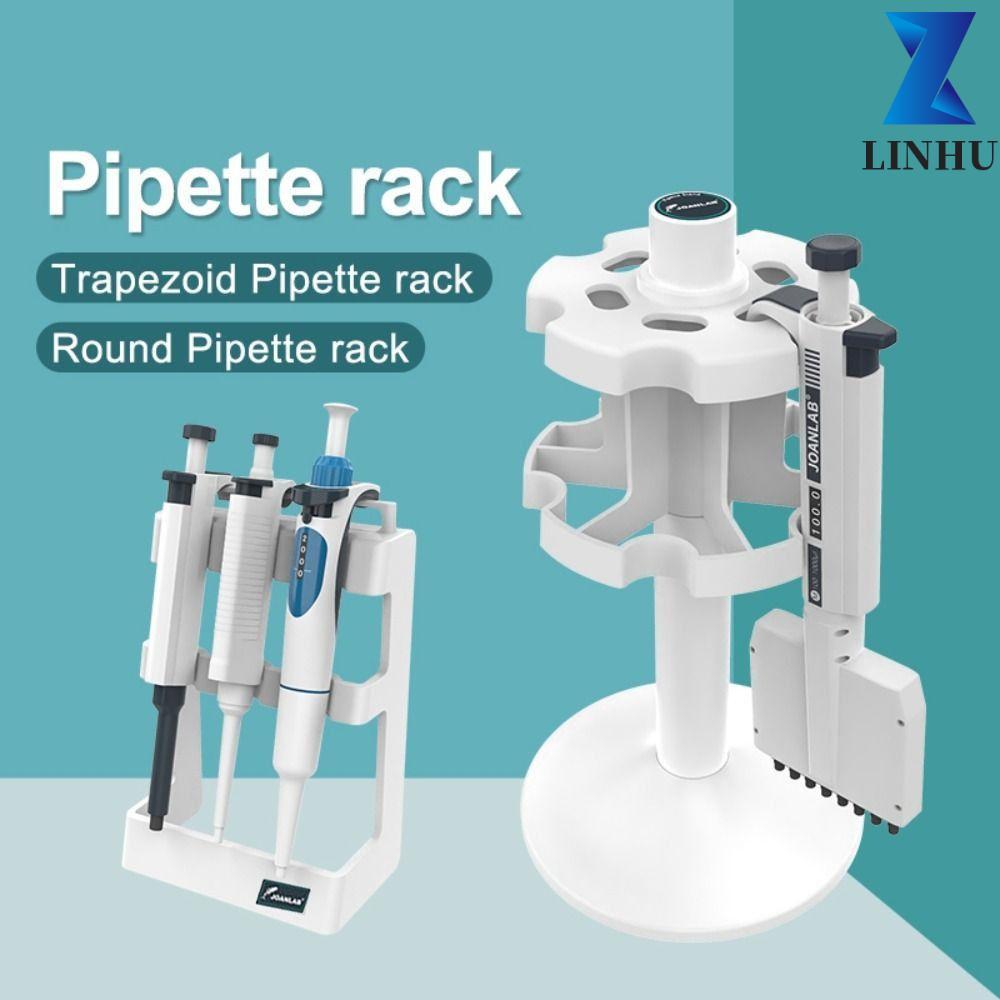 LINHU Giá đỡ pipet phòng thí nghiệm LINHU, Giá đỡ pipet hình thang xoay 360 độ, Giá đỡ pipet hình th