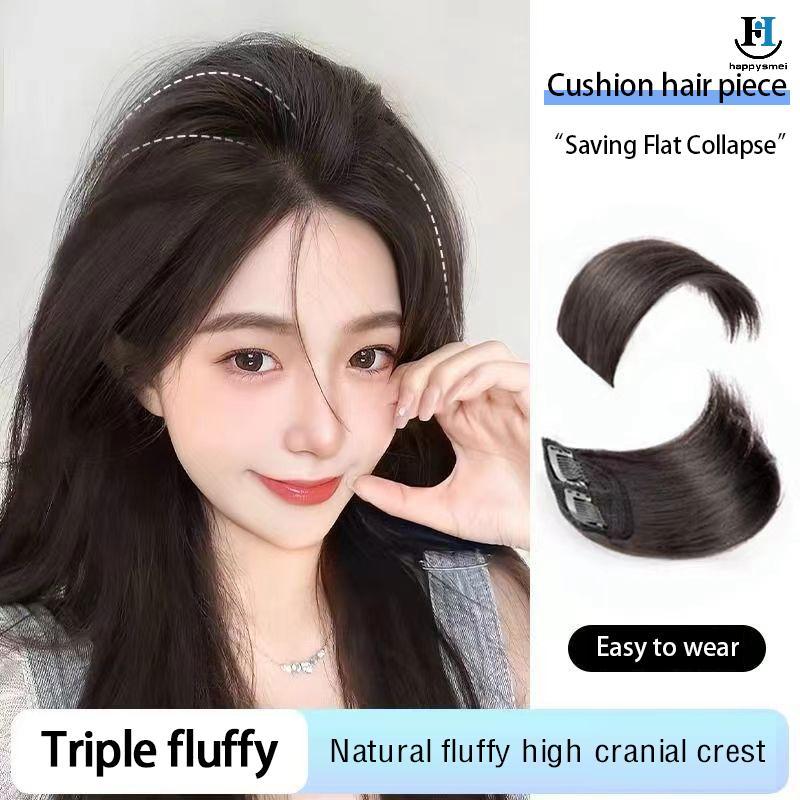 [GA] Fashion Girl Thiness Fluffy Wig Piece Hair Piece Hair Root Fluffer để tăng khối lượng tóc [TH]
