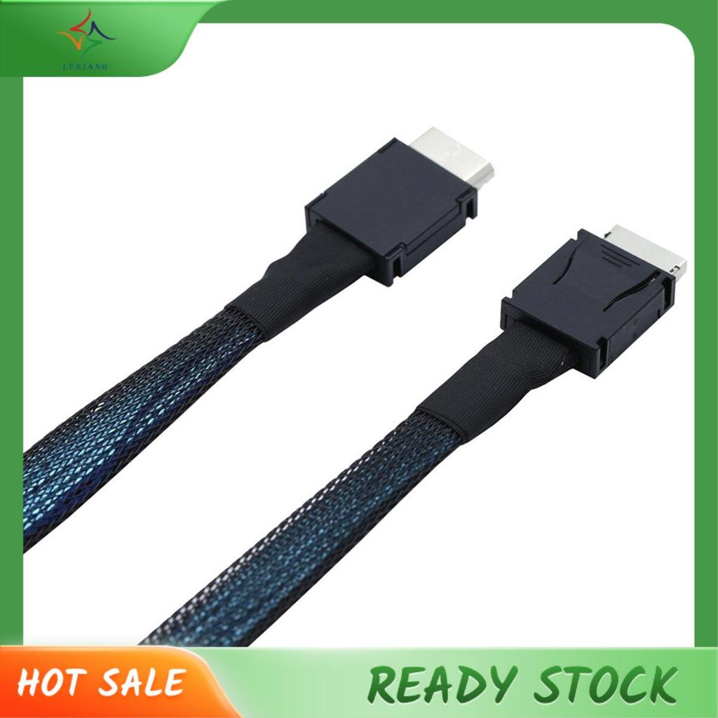 [luxiang.vn] PCIE Oculink SFF 8611 4I sang MINI SAS SFF-8611 4I Máy chủ Cáp siêu tốc Cáp nối dài dữ 