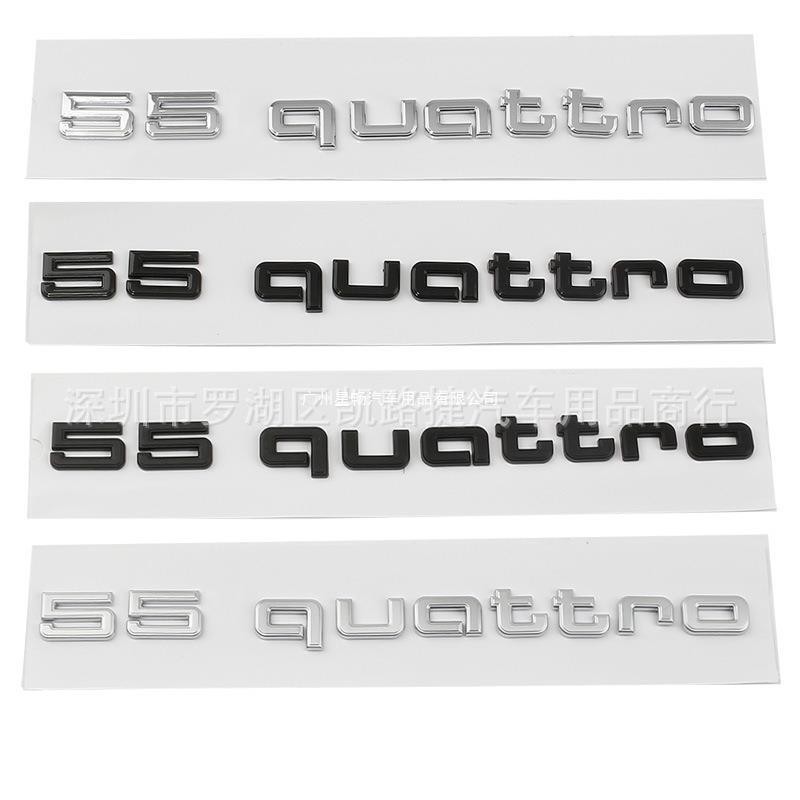 Thích hợp cho phong cách mới Audi etron Word Mark Car Mark New Electric Car Rear Tail Mark 55 quattr