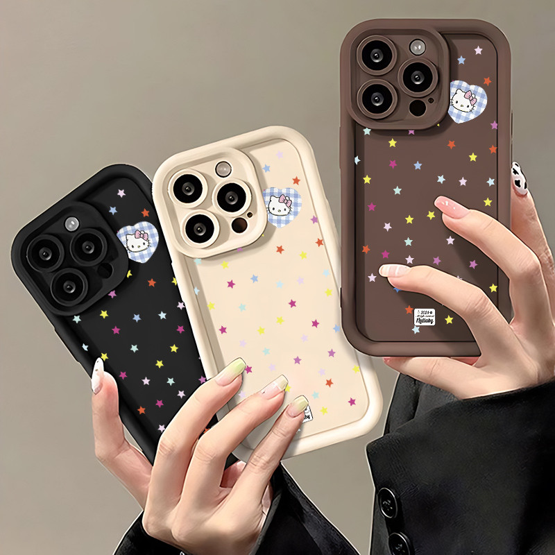 Ốp Lưng cho OPPO A9 2020/A5S/A3S/A3X/A5 pro/A15/A16/A16K/A17 Ngôi sao Hello Kitty TPU Soft Shell chố