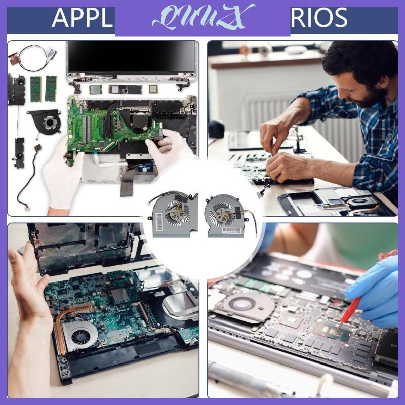 QUU CPU GPU Tản Nhiệt DC5V 4Pin 4 Dây Làm Mát Laptop Quạt Thay Thế Cho GE65 GL65 GP65 WE65 Leopard M