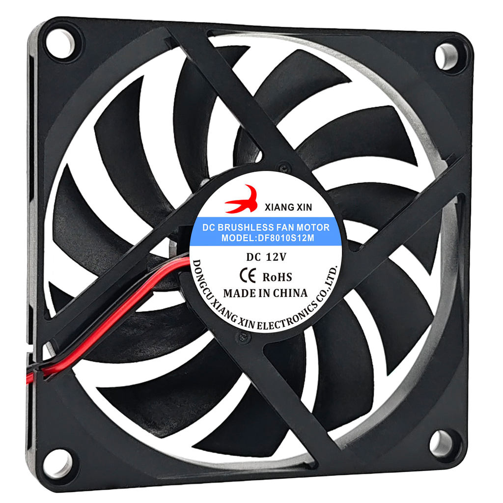 Quạt làm mát mỏng XIANG XIN DF8010S12M 12V 8CM 8010