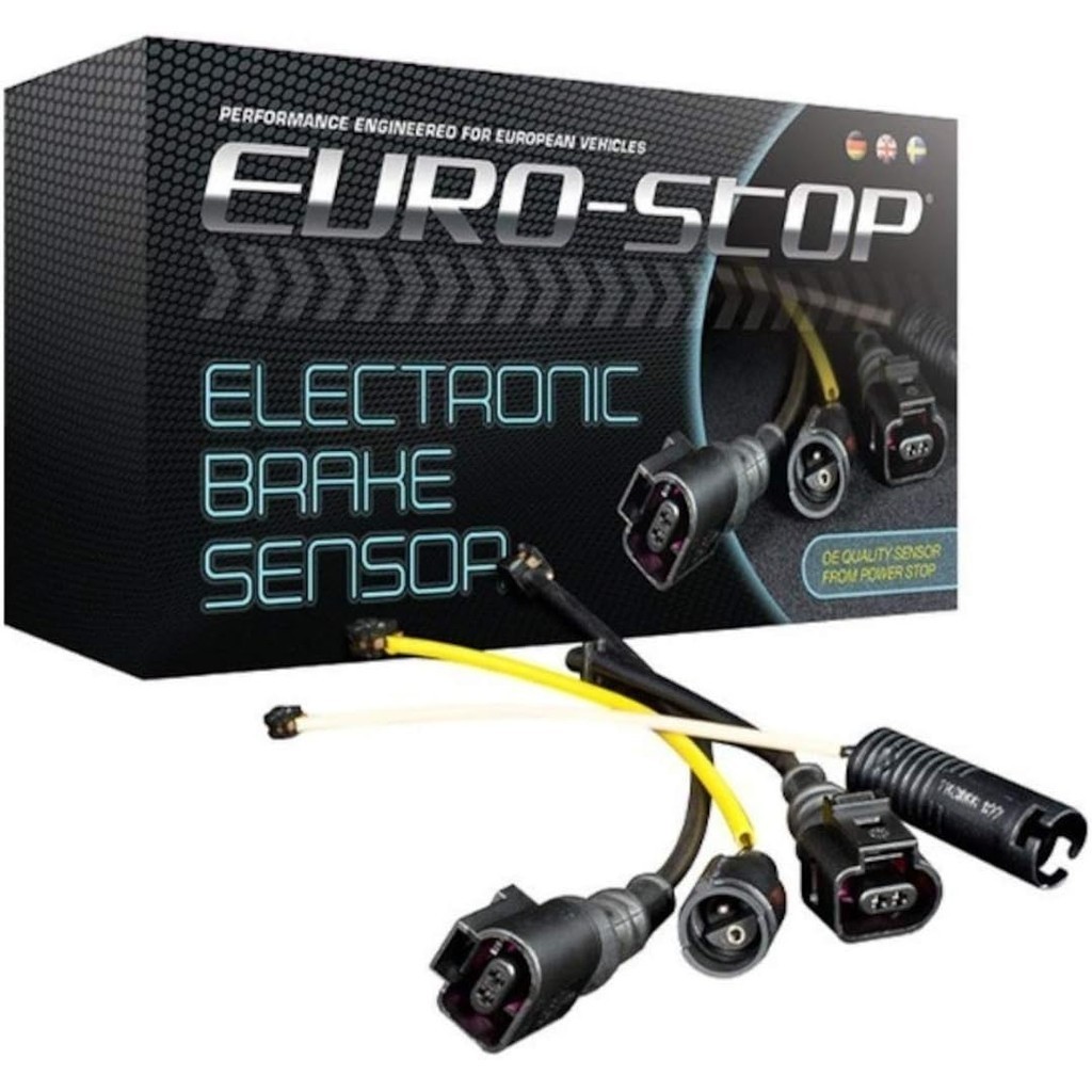 POWERSTOP SW-1661 Euro-Stop Điện Tử Mặt Trước Euro-Stop Pad Cảm Biến Mặc Cho Xe BMW X3 2018-2024, BM