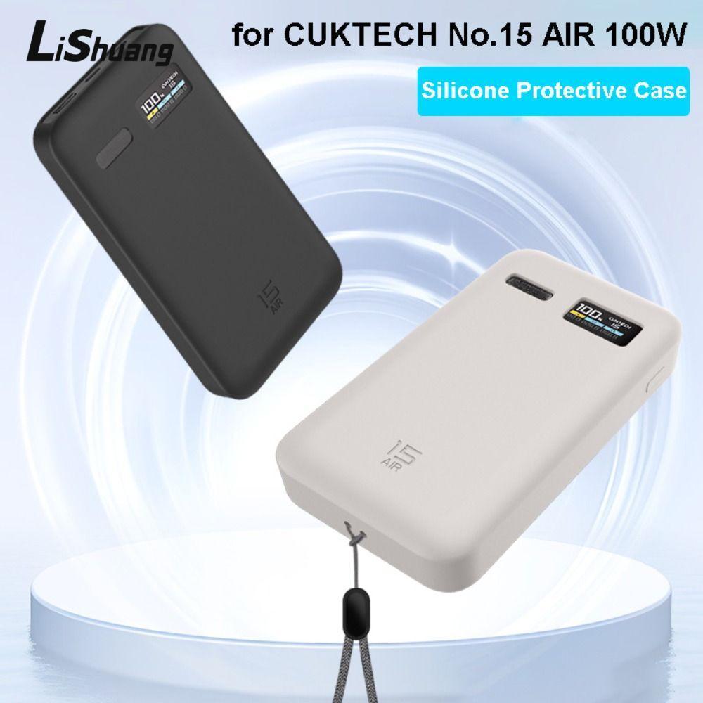 LISHUANG Silicone, Bảo vệ màu trơn chống sốc, Mang theo di động mềm chống bụi cho Du lịch CUKTECH No