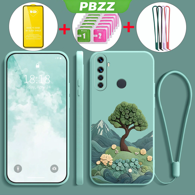 Vỏ kính cường lực cho điện thoại Realme 5, realme c3 5i, realme 6i, realme 5 pro, vỏ mềm silicone lỏ