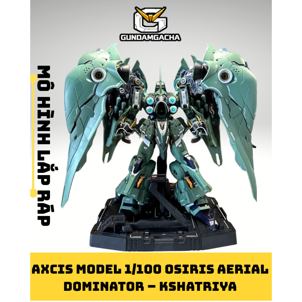 X-Mô Hình Lắp Ráp Axcis Model 1/100 Osiris Aerial Dominator (Kshatriya) | Gundamgacha