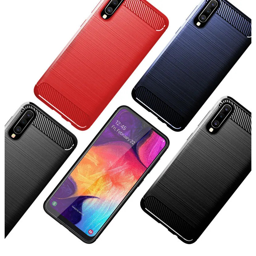 Ốp Lưng Samsung Galaxy A50 Ốp Lưng A70 Silicon TPU Chống Sốc Carbon Dành Cho Samsung Galaxy A20 A30 