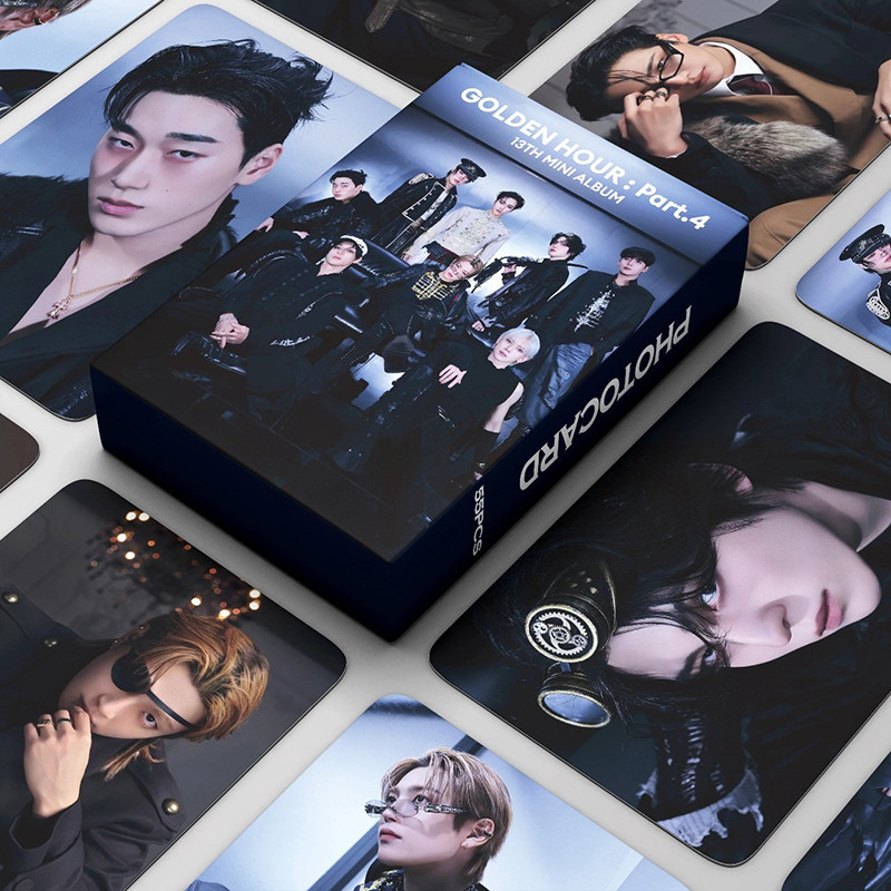 55 Cái / hộp ATEEZ Photocards VÀNG GIỜ: Part.4 Album KPOP LOMO Card Collection Card