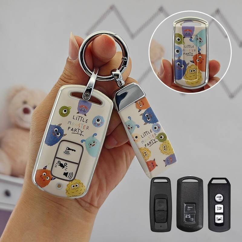 Honda Honda Honda Xe Máy Chìa Khóa Tầm Nhìn Click150 Vario150 forza350 fx150 Chìa Khóa Bảo Vệ Túi Kh