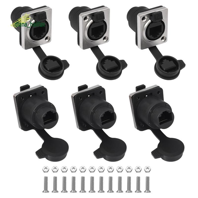 Khớp nối RJ45 chống nước Đầu nối Ethernet Nữ sang Nữ RJ45 Đầu nối Ethernet RJ45 Đầu nối RJ45